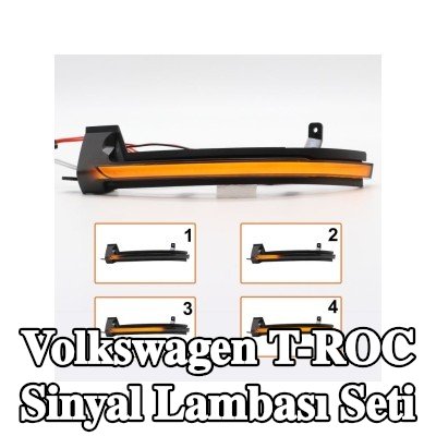 ABAKUS Sol dış ayna sinyal seti, Sağ dış ayna — Volkswagen T-roc