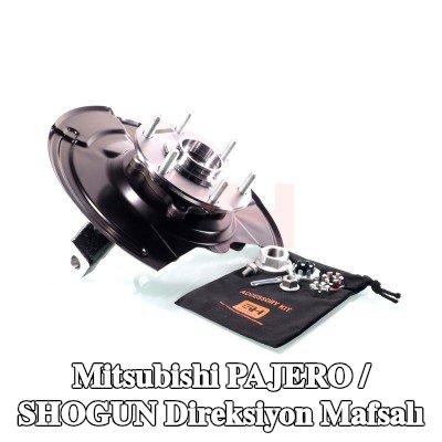 GH Direksiyon mafsalı Ön Aks Sağ, cıvata/vida ile, sıçrama koruma kapaklı, tekerlek yatağı ile, tekerlek göbeği ile — Mitsubishi Pajero / Shogun