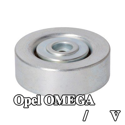 FEBI BILSTEIN بكرة الانحراف/التوجيه, V-ribbed belt Outer Diameter: 70mm — Opel Omega