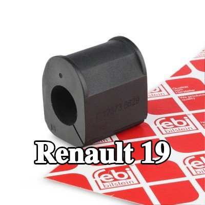 FEBI BILSTEIN جلبة قضيب مانع للانقلاب المحور الأمامي, داخلي, 22mm, مطاط — Renault 19