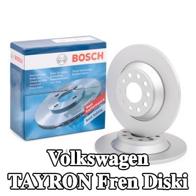 BOSCH Fren diski Dış Çap: 300mm, düz, Kaplamalı, cıvata/vida ile — Volkswagen Tayron