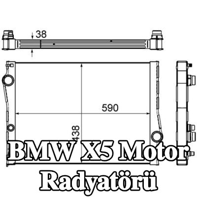 MAHLE Motor radyatörü — 2016 BMW X5