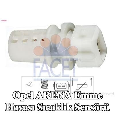 FACET Emme havası sıcaklık sensörü İtalya'da üretilmiştir - OE Eşdeğeri — 1997 Opel Arena