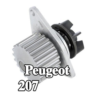 VALEO عدد أسنان مضخة الماء: 20, بدون غطاء, مع حشيات/مانعات تسرب — Peugeot 207