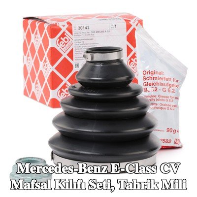 FEBI BILSTEIN CV kılıf kiti, tekerlek tarafı tahrik mili, Termoplast — 2003 Mercedes-Benz E-Class