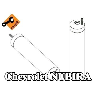 NRF مجفف مستقبل تكييف الهواء EASY FIT, مع حلقة مانعة للتسرب, مع حشيات/مانعات تسرب — Chevrolet Nubira