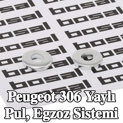 BOSAL Yaylı pul, egzoz sistemi — Peugeot 306