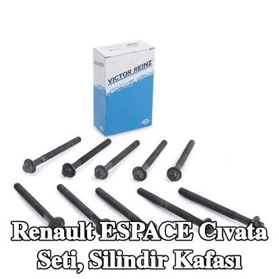 REINZ Cıvata Kiti, silindir kafası M12, 132mm — Renault Espace