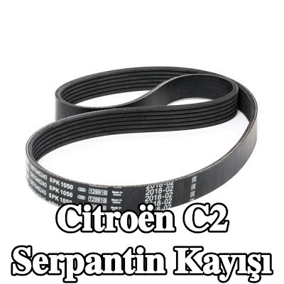 BOSCH Serpantin kayışı 1050mm, Number of ribs: 6 — Citroën C2