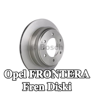 BOSCH Fren diski Dış Çap: 313mm, Havalandırmalı, içten havalandırmalı, Yağlanmış — Opel Frontera