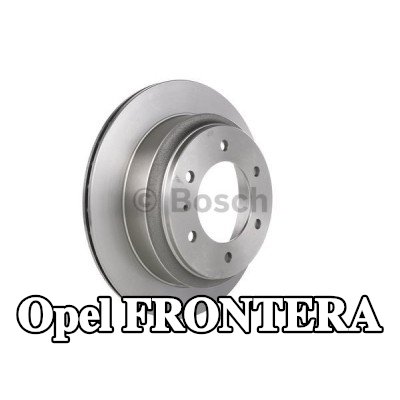 BOSCH القطر الخارجي لقرص المكابح: 313mm, مُهوى, مزود بفتحات تهوية داخلية, مشحم — Opel Frontera