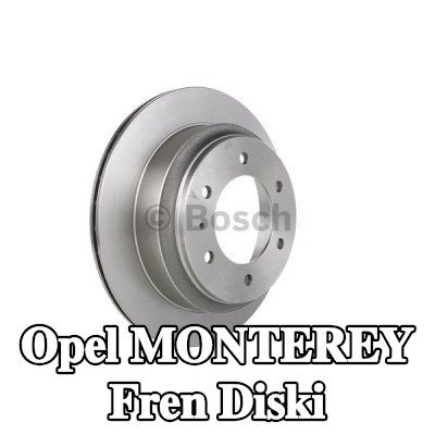 BOSCH Fren diski Dış Çap: 313mm, Havalandırmalı, içten havalandırmalı, Yağlanmış — Opel Monterey