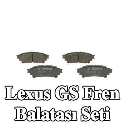 BOSCH Fren balatası seti 15, 2mm, montaj kılavuzu ile — 2011 Lexus Gs