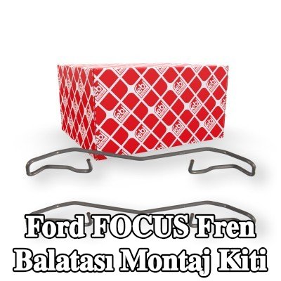 FEBI BILSTEIN Fren balatası montaj kiti Ön Aks, Arka Aks — 2000 Ford Focus