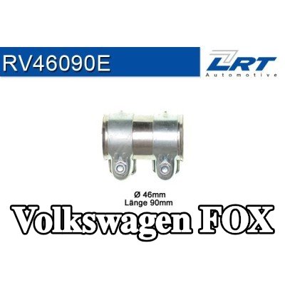LRT موصل الأنابيب، نظام العادم — Volkswagen Fox