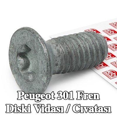 FEBI BILSTEIN Fren diski vidası / cıvatası — Peugeot 301