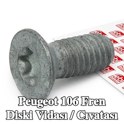 FEBI BILSTEIN Fren diski vidası / cıvatası — Peugeot 106