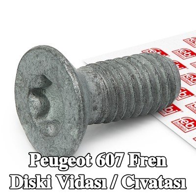 FEBI BILSTEIN Fren diski vidası / cıvatası — Peugeot 607
