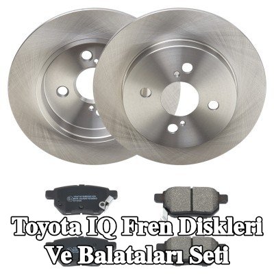 RIDEX Fren diskleri ve balataları seti Arka Aks, düz — Toyota Iq