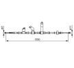 BOSCH El freni kablosu 1586mm, 1326mm — Hyundai Accent (5)