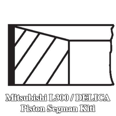 MAHLE Piston Segman Kiti — 2002 Mitsubishi L300 / Delica