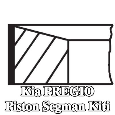 MAHLE Piston Segman Kiti — Kia Pregio