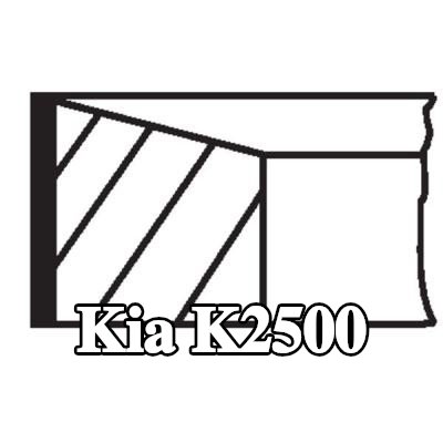 MAHLE مجموعة حلقات المكبس — 2003 Kia K2500