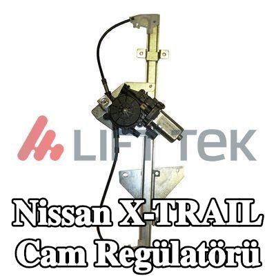 LIFT-TEK Cam regülatörü Sağ Ön, Elektrikli, elektrik motorlu — Nissan X-trail
