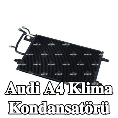 NRF Klima kondansatörü EASY FIT, conta halkası ile, azot dolgulu — 1994 Audi A4