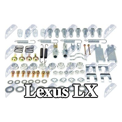 NTY معدل حذاء الفرامل - المحور الخلفي الأيسر, المحور الخلفي الأيمن — Lexus Lx