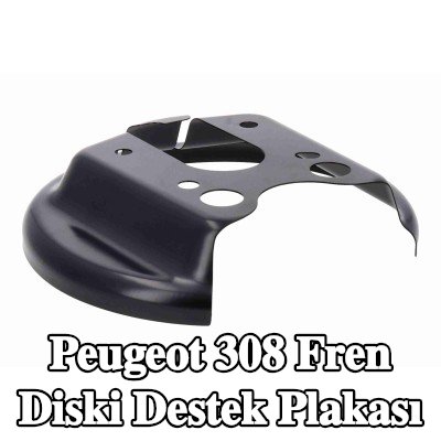 VAICO Fren diski destek plakası Arka Aks Sol, Arka Aks Sağ — 2012 Peugeot 308
