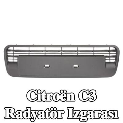 BLIC Radyatör ızgarası, üst, siyah — 2012 Citroën C3