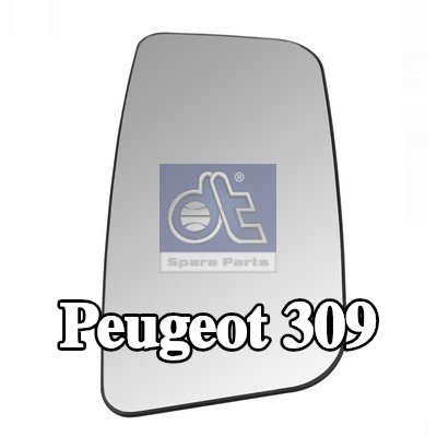 DT Spare Parts زجاج المرآة الجانبية لكلا الجانبين — Peugeot 309