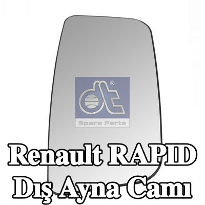 DT Spare Parts Her iki taraf için yan ayna camı — Renault Rapid