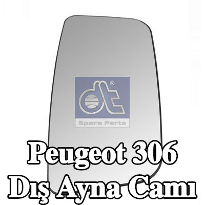 DT Spare Parts Her iki taraf için yan ayna camı — 2000 Peugeot 306