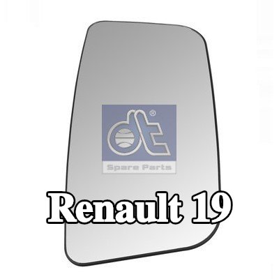 DT Spare Parts زجاج المرآة الجانبية لكلا الجانبين — 1997 Renault 19