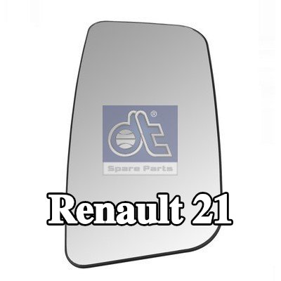DT Spare Parts زجاج المرآة الجانبية لكلا الجانبين — Renault 21