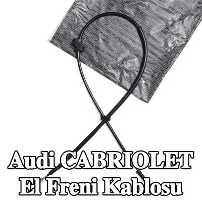 RIDEX El freni kablosu Sol, Arka, 1398/1185mm — Audi Cabriolet