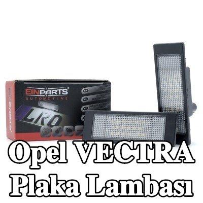 EINPARTS Plaka lambası — 2002 Opel Vectra