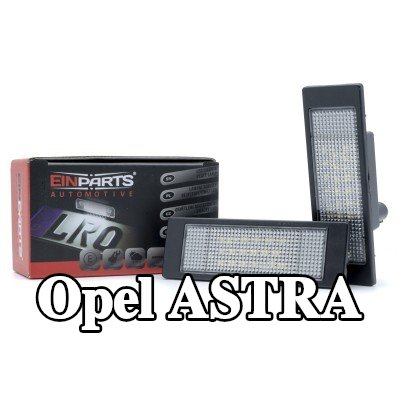 EINPARTS مصباح لوحة الترخيص — 2012 Opel Astra
