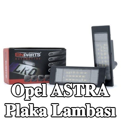 EINPARTS Plaka lambası — 2012 Opel Astra