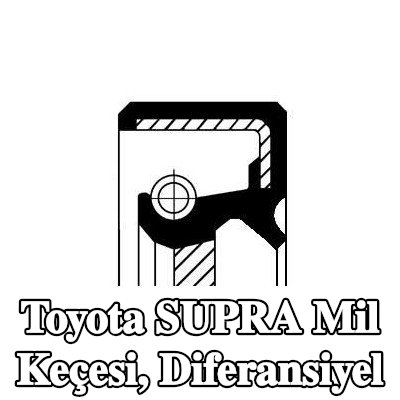 CORTECO Mil Contası, diferansiyel Tahrik Aksı — Toyota Supra