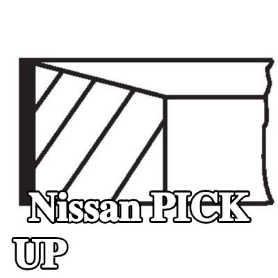 MAHLE مجموعة حلقات المكبس — Nissan Pick Up