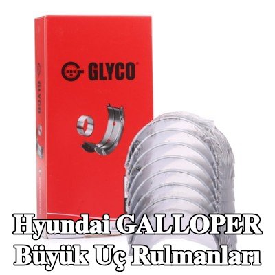 GLYCO Büyük Uç Yatakları Çelik tabanlı alüminyum alaşımı — Hyundai Galloper