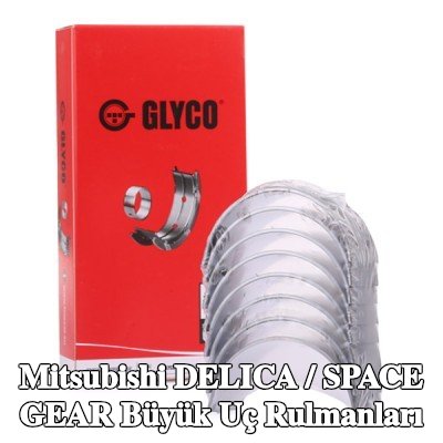 GLYCO Büyük Uç Yatakları Çelik tabanlı alüminyum alaşımı — 2000 Mitsubishi Delica / Space Gear