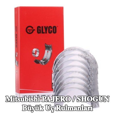 GLYCO Büyük Uç Yatakları Çelik tabanlı alüminyum alaşımı — Mitsubishi Pajero / Shogun