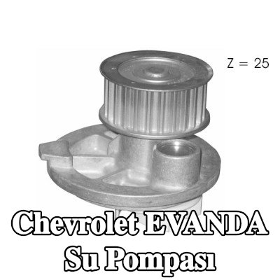 RECOFICIAL Su pompası — Chevrolet Evanda