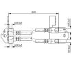 BOSCH Fren hortumu 445mm — 2012 Ford Transit (6)