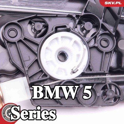 ESEN SKV منظم نافذة خلفي أيسر, كهربائي, بدون محرك كهربائي — 2012 BMW 5 Series