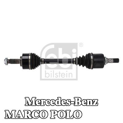 FEBI BILSTEIN عمود الدفع المحور الأمامي الأيسر, مع صمولة — Mercedes-Benz Marco Polo